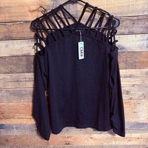 NWT Boutique strappy shirt